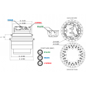 Moteur de translation pour pelle 28 à 30 ton (20 + 16+8 trous) TOOMAT 25-VOLVO-EC290C MTR-TOOMAT25-VOLVO-EC290C