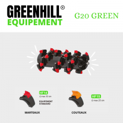 Outils pour épareuses G15 GREEN