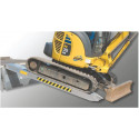 Paire de rampes aluminium longueur 4000mm