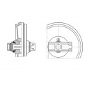 Roue folle YANMAR B50V / VIO40V / VIO45V / VIO50U / VIO55V / VIO57U UX040E2E-YANMAR