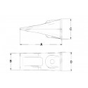 Dent de godet E501