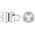 Galet supérieur CASE CX75SR / CX80 UH105T0G-CASE