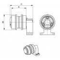 Galet supérieur SUMITOMO SH60 / SH60,2 / SH75U2 UH044Z0A-SUMITOMO