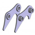Set de 2 flasques pour godet
