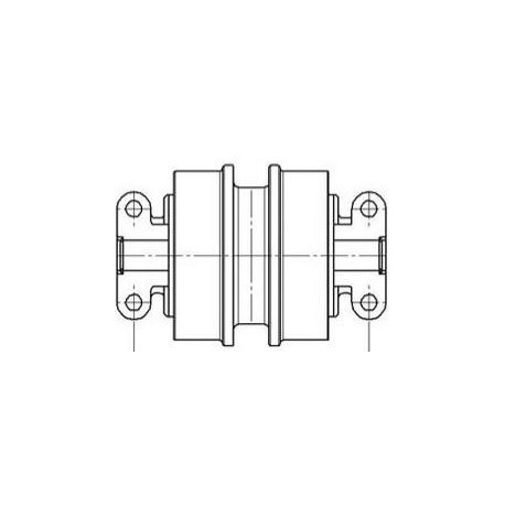 Galet inférieur JCB 8080 / 8085ZTS / JS70,2 / JZ70 UF045H0C-JCB