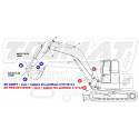 Kit 8/9/10/11/12/2/5 KOMATSU PC20MR2 selon Ref DV37772 KIT-GOD-PC20MR2