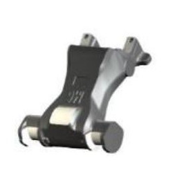 Platine à souder pour godet type MORIN M6