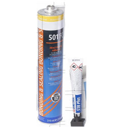 Kit de colle joint silicone pour vitrage+6m joint VIT-KITCOLLEVITRE