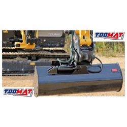 GODET ORIENTABLE - 1200MM - Système de couplage ARDEN QA10/11 - Mini pelle 5.7T (Client FRIBURGER) SPE2