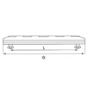 UW171C3W500 LOT 86 PADS caoutchouc à boulonner LARGEUR 500mm + BOULONNERIE (344X2)